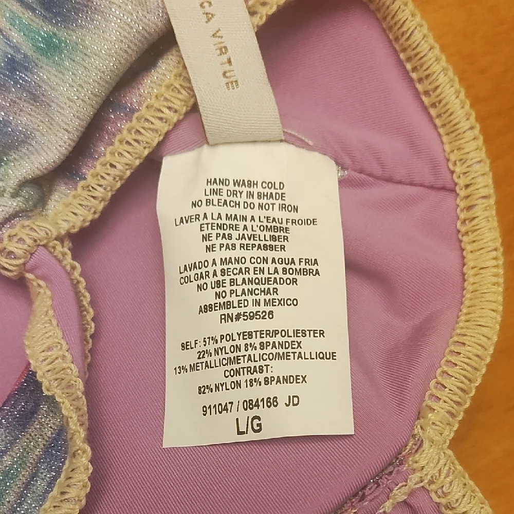 Colorful Patterned One-Piece Swimsuit - Picture 6 of 7
